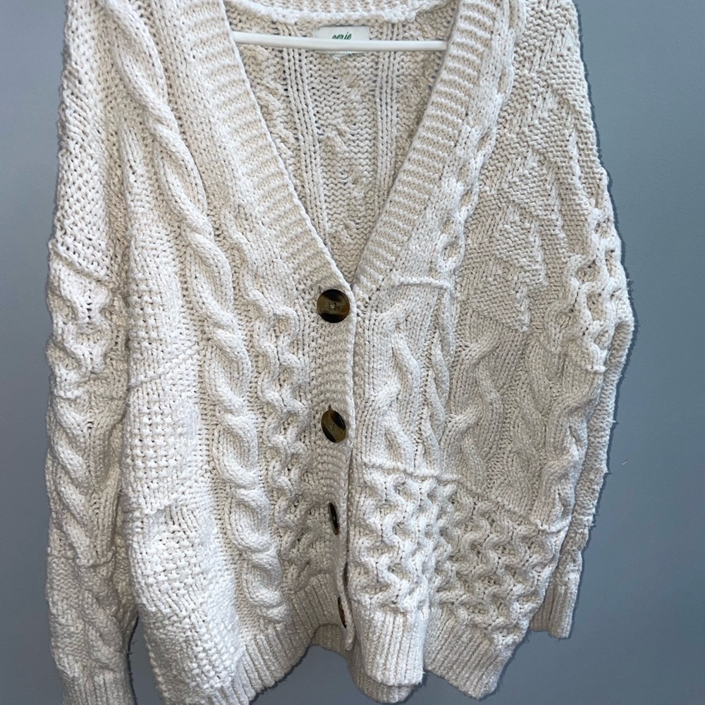 Aerie button up sweater